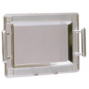Δίσκος Σερβιρίσματος Inox ορθογώνιος Ασημί 45x30cm Galifas 055774451