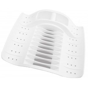 Πιατοθήκη Πλαστική σε Λευκό Χρώμα 40x35x10cm ForHome 58581010
