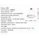 Κρεμαστό φωτιστικό LED Universo B76-F κρυστάλλινο 45W μοντέρνο φωτιστικό σαλονιού