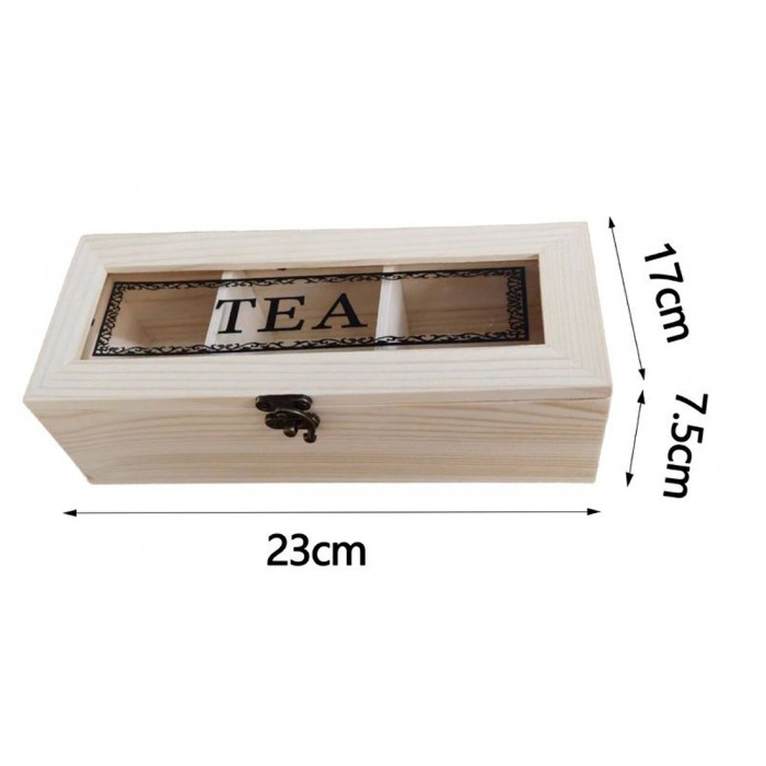 Διακοσμητικό Κουτί Ξύλινο 23x17x7.5cm Galifas 