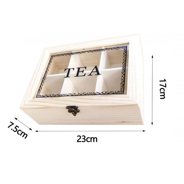 Διακοσμητικό Κουτί Ξύλινο 23x17x7.5cm Galifas