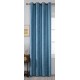 Κουρτίνα Έτοιμη με κρίκο Μπλε 140x260cm ForHome 807960441