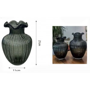 Διακοσμητικό Γυάλινο Βάζο 11x21cm Galifas 7961212