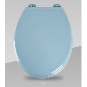 Καπάκι Λεκάνης Πλαστικό Γαλάζιο 40x35cm Bathlux 50592