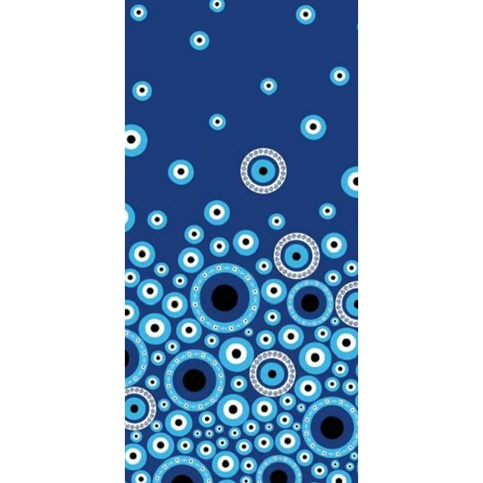 Πετσετα Θαλασσης Microfiber 90x160cm 255gr Μάτια ForHome 