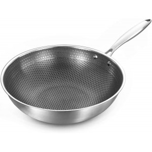 Wok από Ανοξείδωτο Ατσάλι με Αντικολλητική Επίστρωση 32cm Galifas 79483320