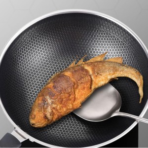 Wok από Ανοξείδωτο Ατσάλι με Αντικολλητική Επίστρωση 32cm Galifas 79483320