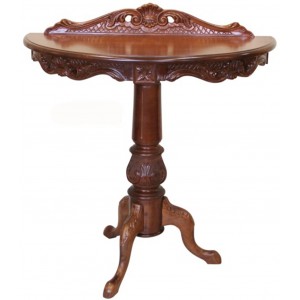 Κονσόλα Σκαλιστή Ξύλινη Καρυδιάς 86x43x78cm ForHome 9905680