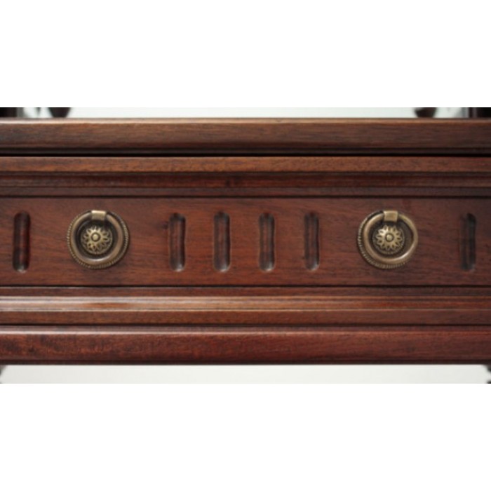 Ραφιέρα Ξύλινη Μαόνι 90x30x104cm ForHome