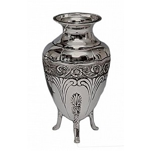 Βάζο Μεταλλικό Ασημί 8x18cm Galifas 909348