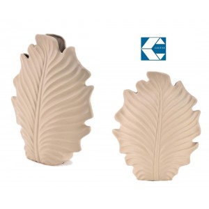 Διακοσμητικό Κεραμικό Βάζο Μπεζ 30x11.5x38cm Galifas 7997182