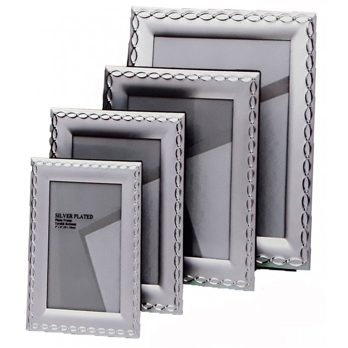 Κορνίζα Μεταλλική σε ασημί χρώμα 13x18cm Galifas 