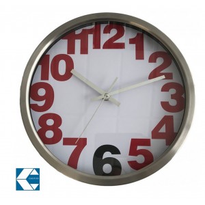 Ρολόι Τοίχου Μεταλλικό Πολύχρωμο Ø 30cm Galifas 9905791