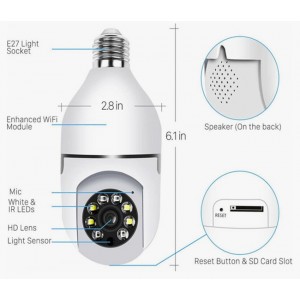 Wi-Fi Κάμερα Παρακολούθησης Full HD 1080p Αδιάβροχη General Trade 4457282