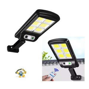 LED Αδιάβροχο Ηλιακό Επιτοίχιο Φωτιστικό 30W με Ανιχνευτή Κίνησης General Trade 85834452