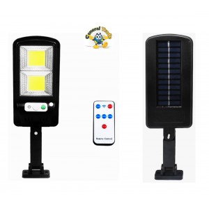 LED Αδιάβροχο Ηλιακό Επιτοίχιο Φωτιστικό 100W με Ανιχνευτή Κίνησης Geenral Trade 