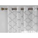 Κουρτίνα Έτοιμη με Κρίκο Γκρι 140x285cm