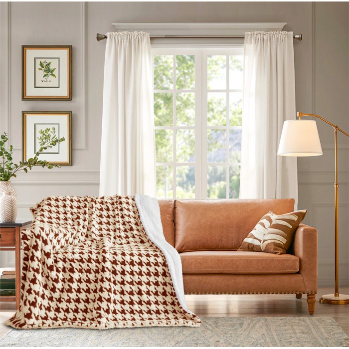 Κουβέρτα Προβατάκι Μονή Καφέ 160x220cm ForHome 