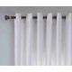 Κουρτίνα Με Κρίκο 270x285cm Λευκό ForHome