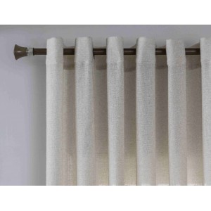 Κουρτίνα Με Κρίκο 270x285cm Μπεζ ForHome 8599198