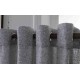 Κουρτίνα Με Κρίκο 270x285cm Γκρι ForHome