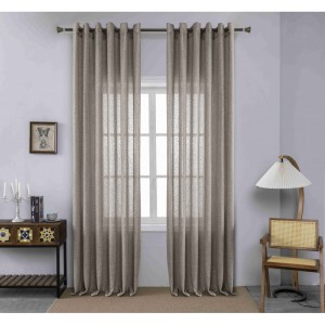 Κουρτίνα Με Κρίκο 270x285cm Καφέ ForHome 8599263
