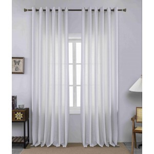 Κουρτίνα Με Κρίκο 270x285cm Λευκό ForHome 8599196