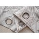 Κουρτίνα Με Κρίκο 140x260cm Μόκα ForHome 