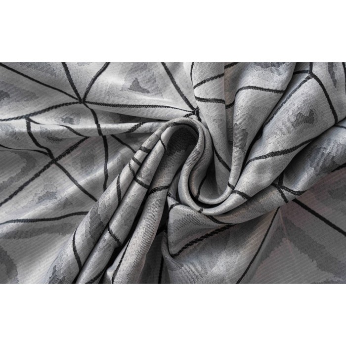 Κουρτίνα Με Κρίκο 140x260cm Γκρι ForHome 8599270