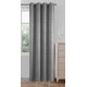 Κουρτίνα Με Κρίκο 140x260cm Γκρι ForHome 8599270