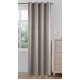 Κουρτίνα Με Κρίκο 140x260cm Μόκα ForHome 