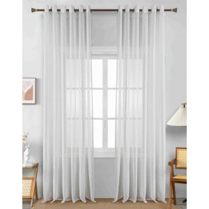 Κουρτίνα Με Κρίκο 270x290cm Λευκό ForHome 8599264