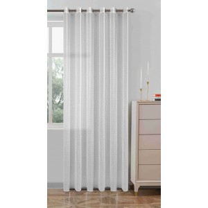 Κουρτίνα Με Κρίκο 270x295cm Λευκό ForHome 445766