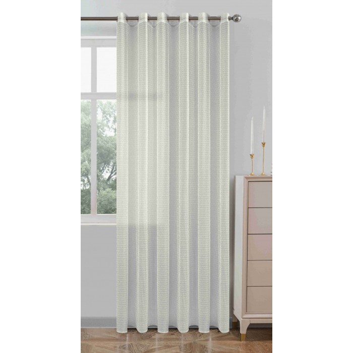 Κουρτίνα Με Κρίκο 270x295cm Μπεζ ForHome