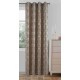 Κουρτίνα Με Κρίκο 140x260cm Καφέ ForHome