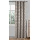 Κουρτίνα Με Κρίκο 140x260cm Μόκα ForHome 