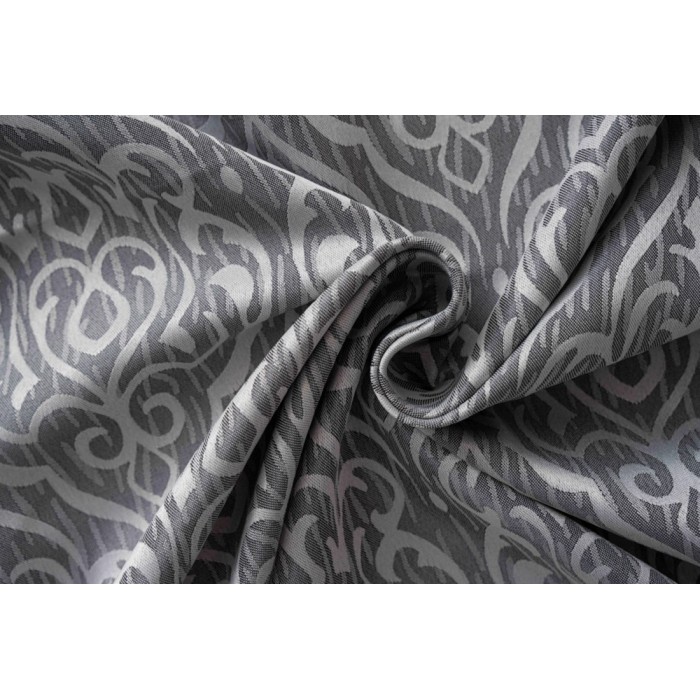 Κουρτίνα Με Κρίκο 140x260cm Γκρι ForHome