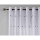 Κουρτίνα Με Κρίκο 270x270cm ForHome 