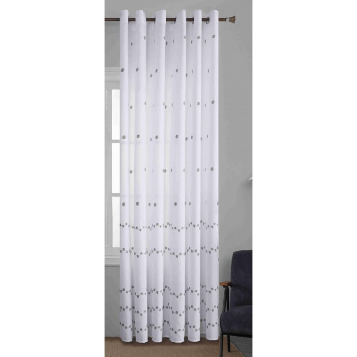 Κουρτίνα Με Κρίκο 270x270cm ForHome 