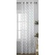Κουρτίνα Λινό Ημιδιάφανο Με Κρίκο 140x270cm Λευκό ForHome