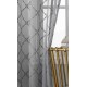Κουρτίνα Λινό Ημιδιάφανο Με Κρίκο 140x270cm Γκρι ForHome