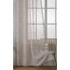Κουρτίνα Λινό Ημιδιάφανο Με Κρίκο Μπεζ 140x270cm ForHome 4429907
