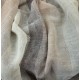 Κουρτίνα με Κρίκο Γάζα-Ριγέ Μπεζ 270x285cm ForHome 4429941
