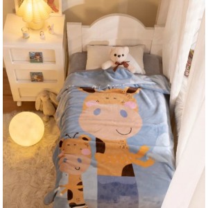 Κουβέρτα Βελουτέ Παιδική 100x140cm Πολύχρωμη ForHome 8581637