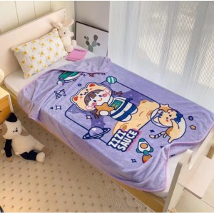 Κουβέρτα Βελουτέ Παιδική 100x140cm Πολύχρωμη ForHome 8581638