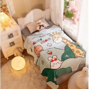 Κουβέρτα Βελουτέ Παιδική 100x140cm Πολύχρωμη ForHome 8597203