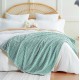 Κουβέρτα Fleece Υπέρδιπλη 220x240cm Πράσινη ForHome 