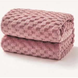 Κουβέρτα Fleece Υπέρδιπλη 220x240cm Ροζ ForHome 9907019