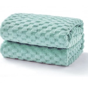 Κουβέρτα Fleece Υπέρδιπλη 220x240cm Πράσινη ForHome 9907018
