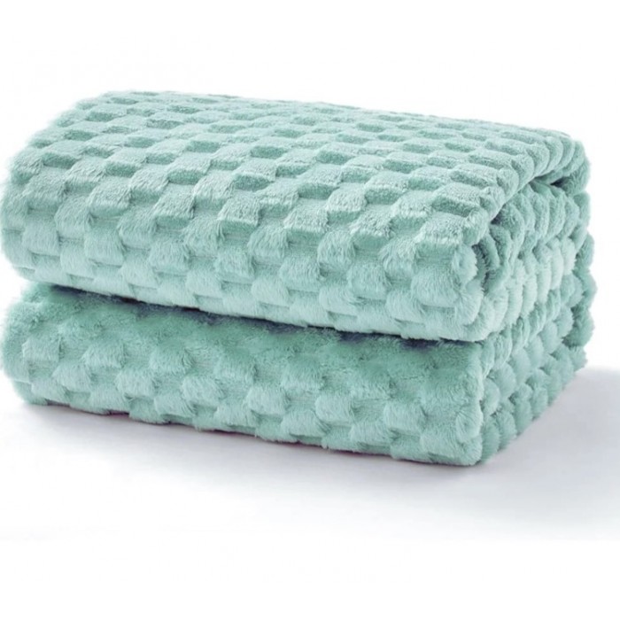 Κουβέρτα Fleece Υπέρδιπλη 220x240cm Πράσινη ForHome 